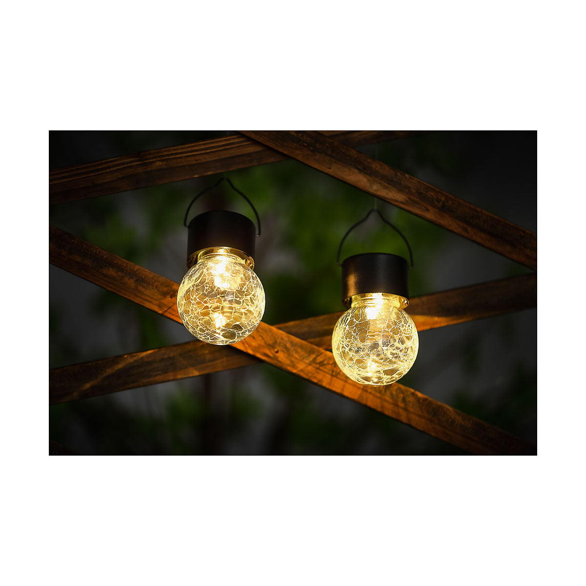Solar Hanging Ball Gun Metal Finish