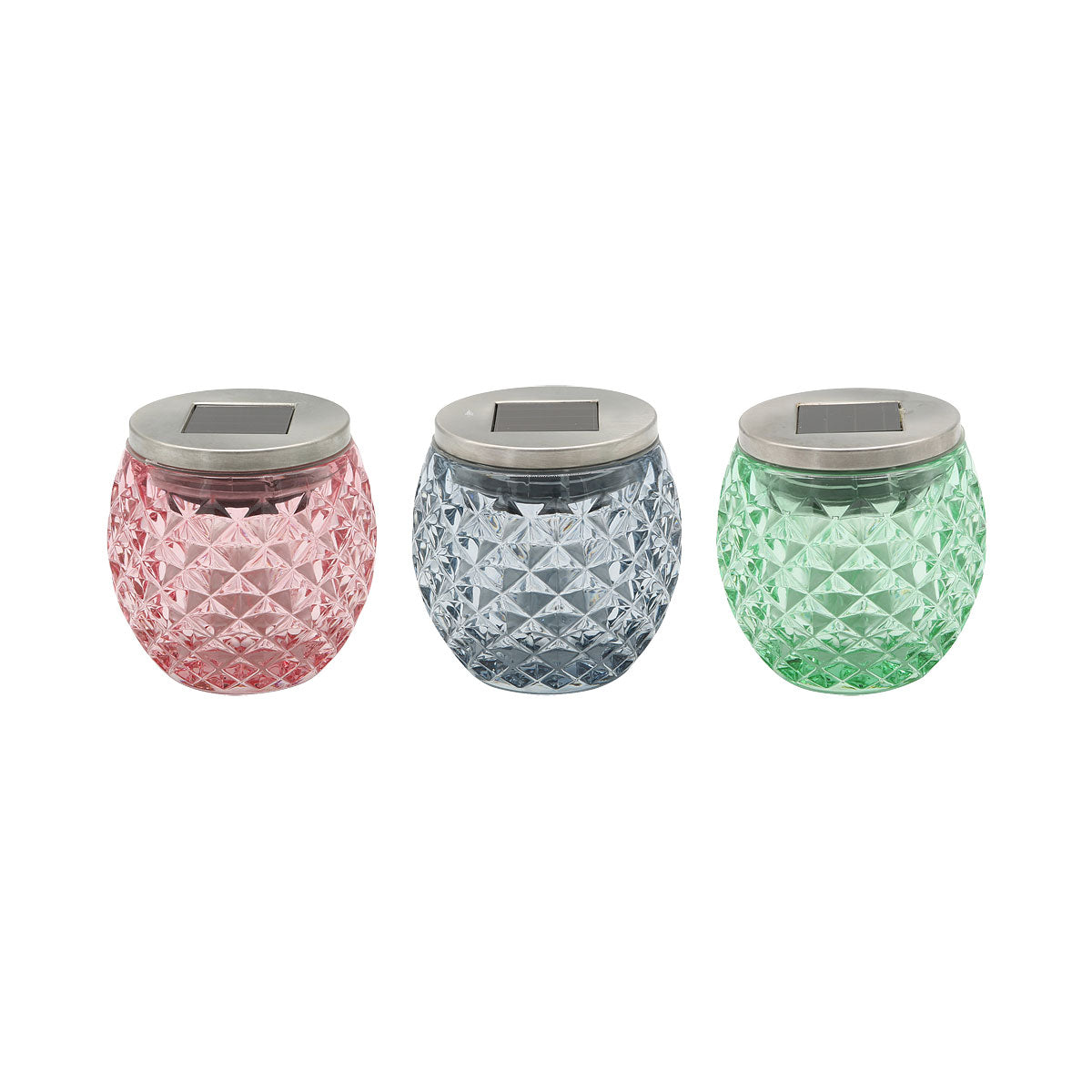 Solar Glass Jar Assorted colours