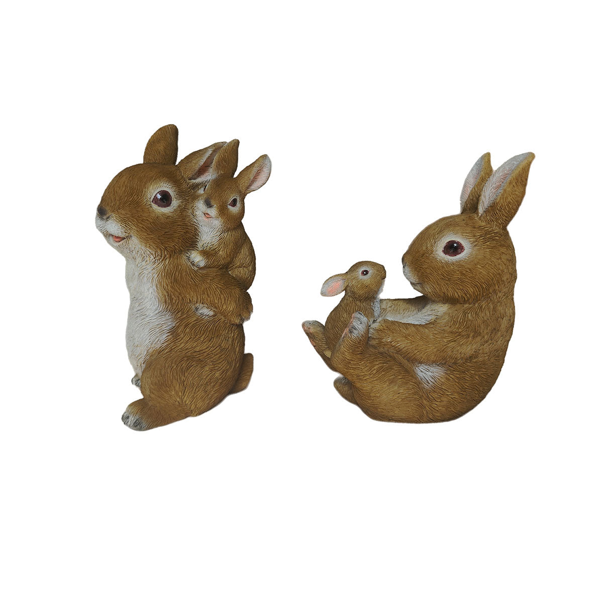 Mother And Baby Rabbit Garden Decor
