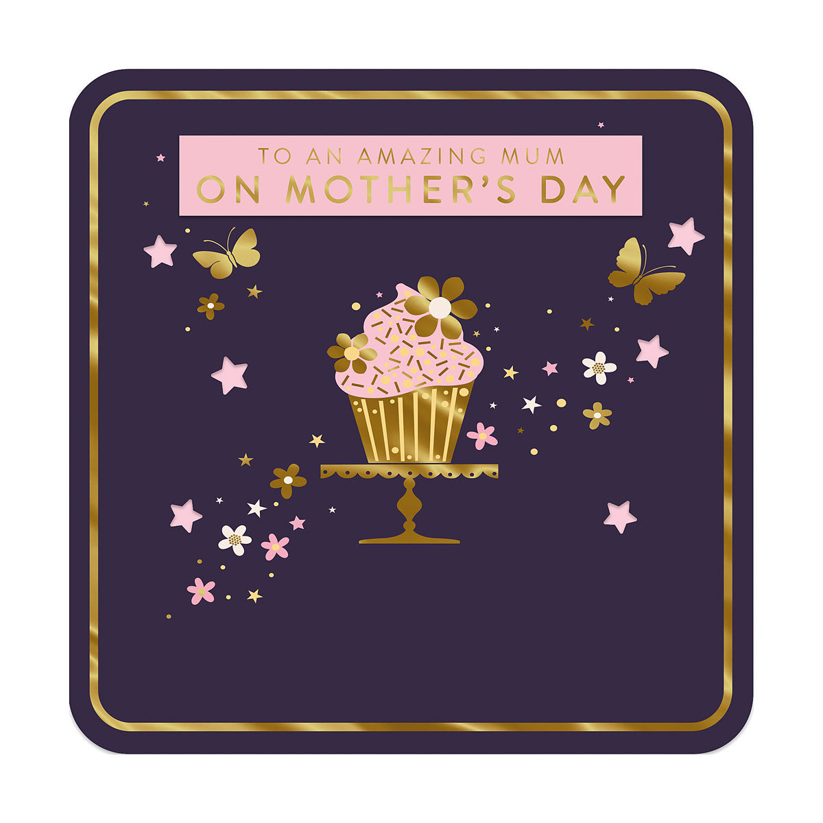 Mother's Day Card Cupcake
