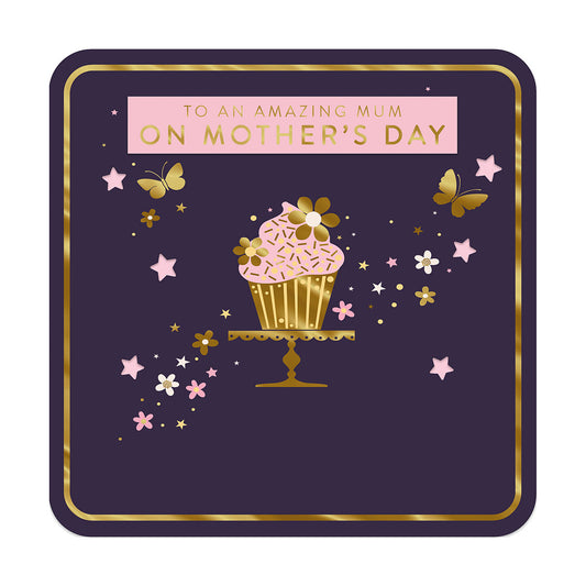 Mother's Day Card Cupcake