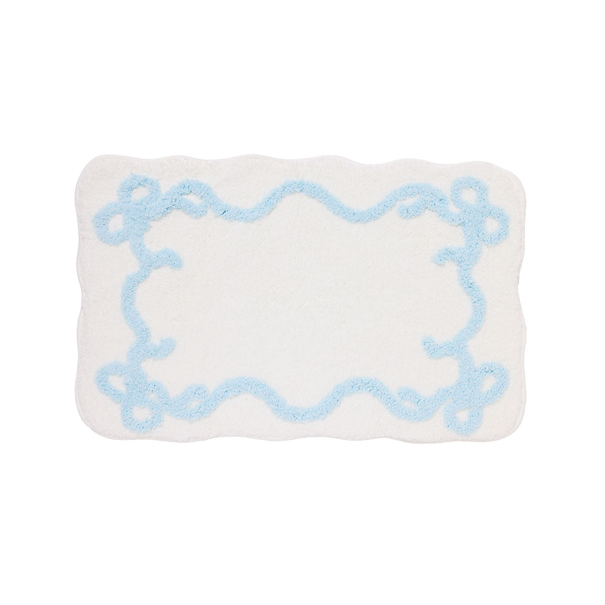 Bow Bath Mat Pink/Blue 45x70cm