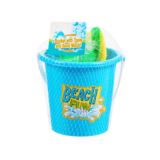 Beach Bucket With 3 Utensils