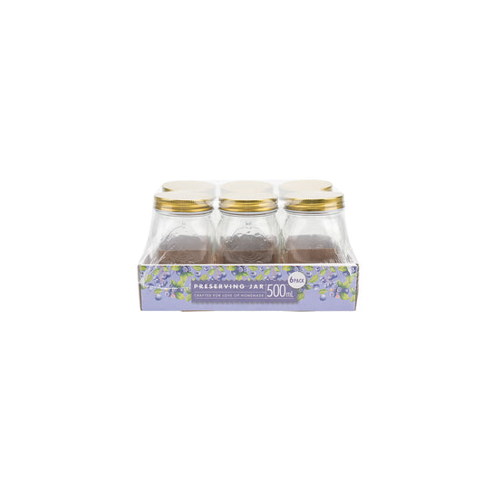 Preserving Jar 500mL 6pk
