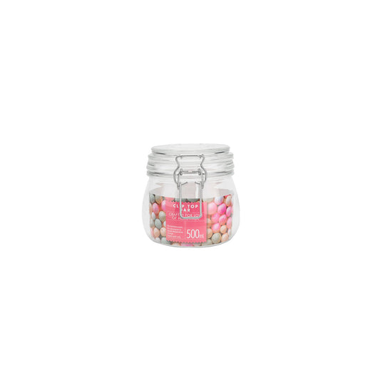 Round Clip Top Jar 500mL