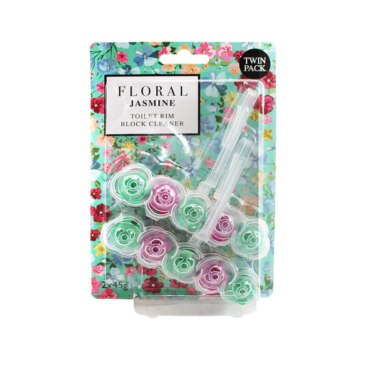 Floral Toilet Rim Cleaner Jasmine 2pk