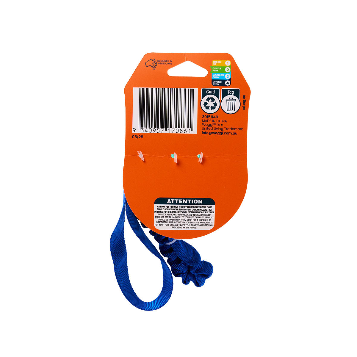 Waggi Bungee Ball Assorted