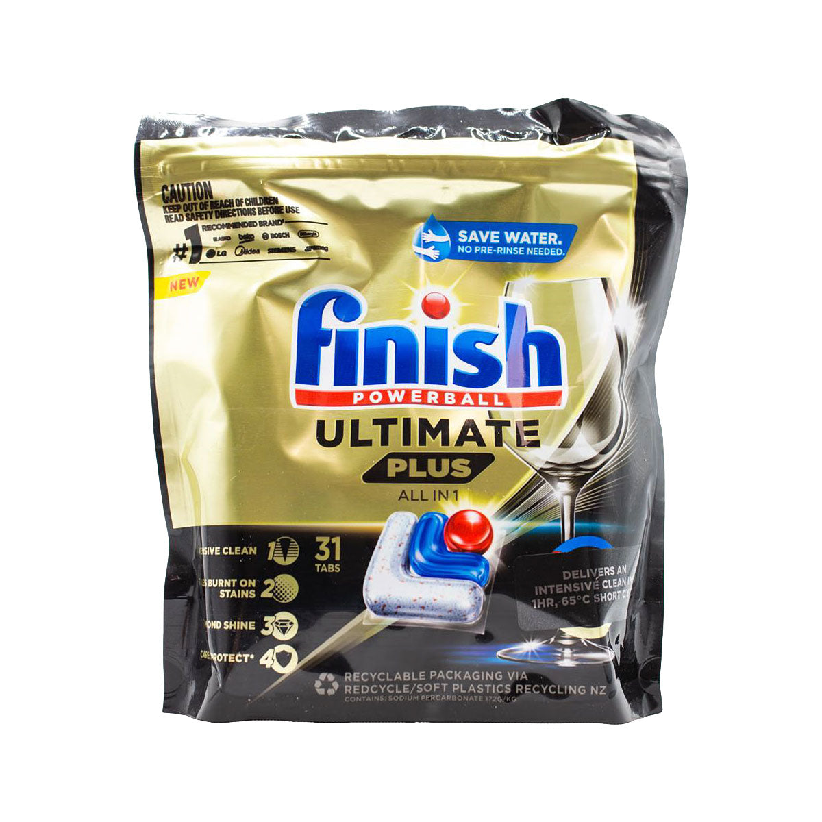 Finish Ultimate Plus Dishwashing Tablets 31pk