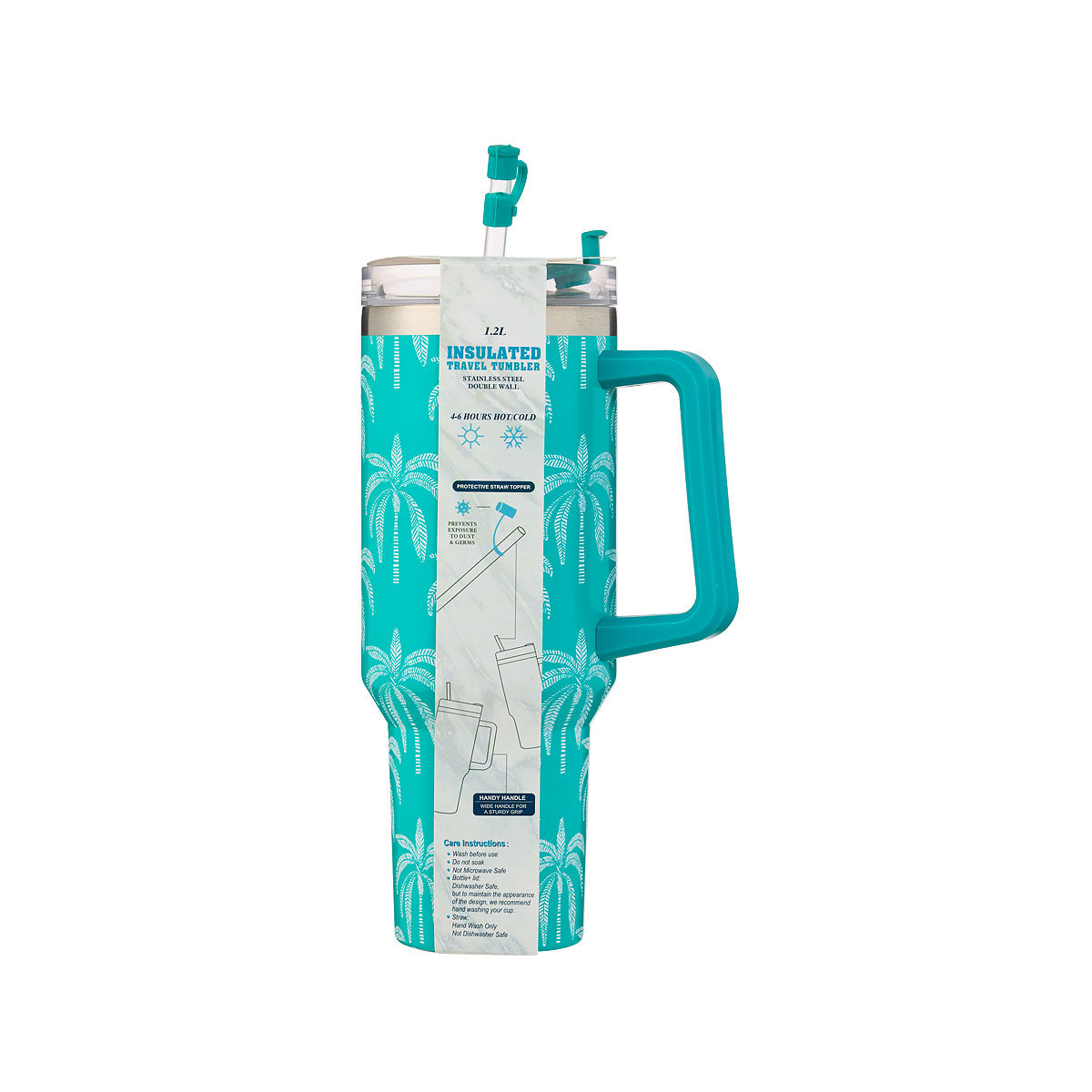 Miami Tumbler With Handle Assorted 1200mL