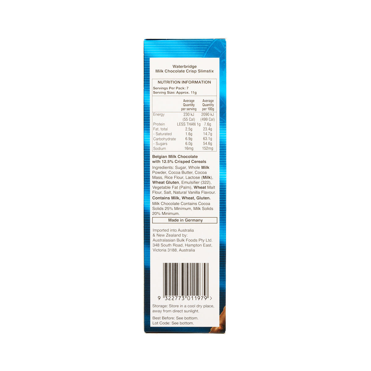 Waterbridge Milk-Crisp Stix 75g