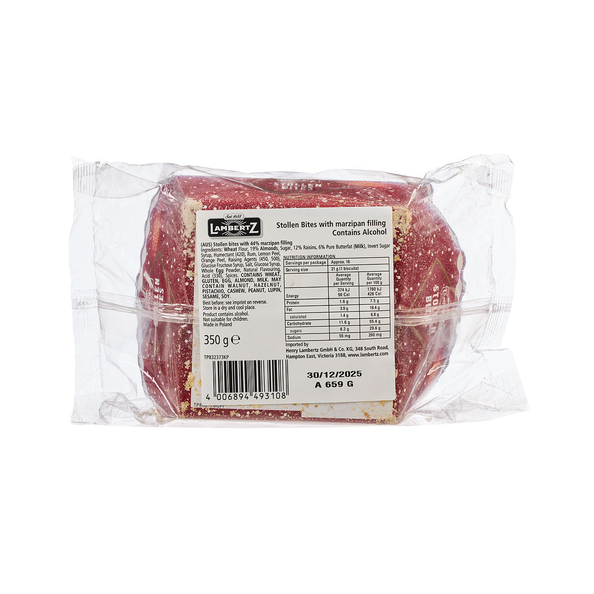 Lambertz Stollen Bites Marzipan 350g