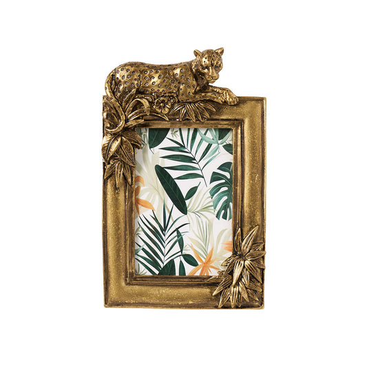 Resin Leopard Photo Frame 4"x6"