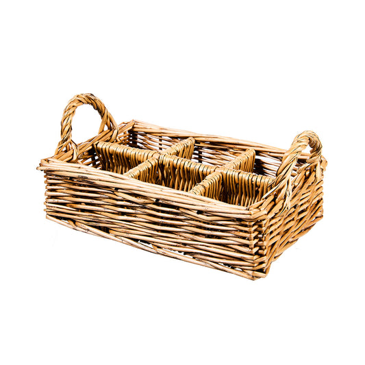 Sectioned Willow Basket