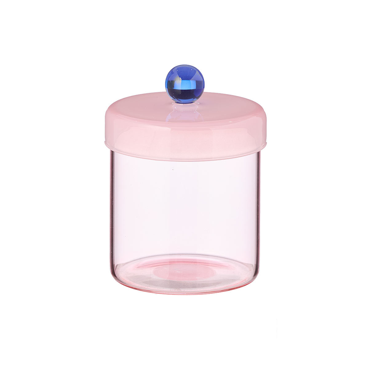 Coloured Glass Trinket Jar