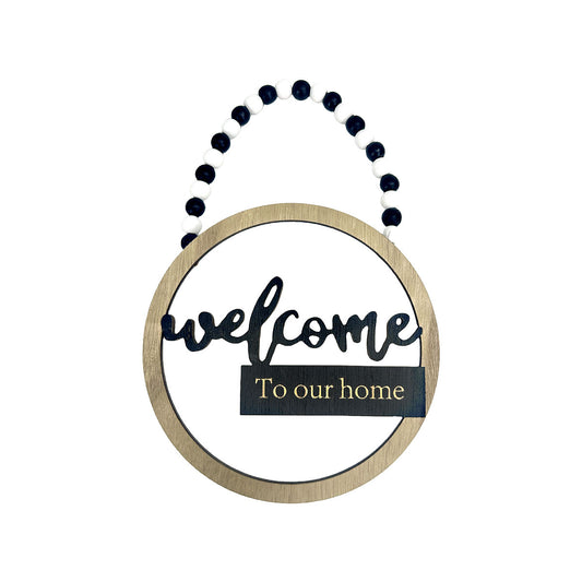 Hanging Plaque Family/ Welcome