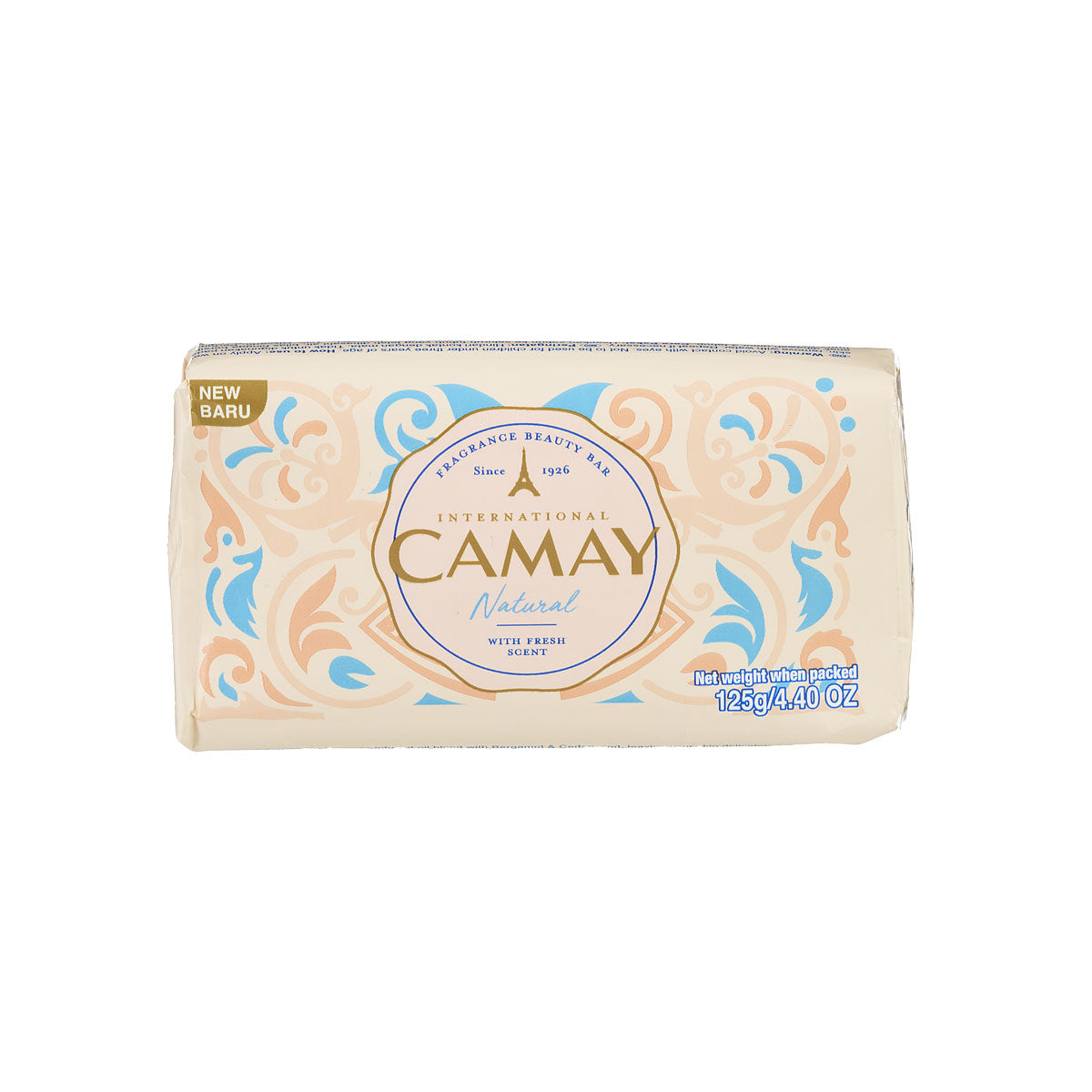 Camay Soap Bar Natural With Fresh Scent 3pk x 125g