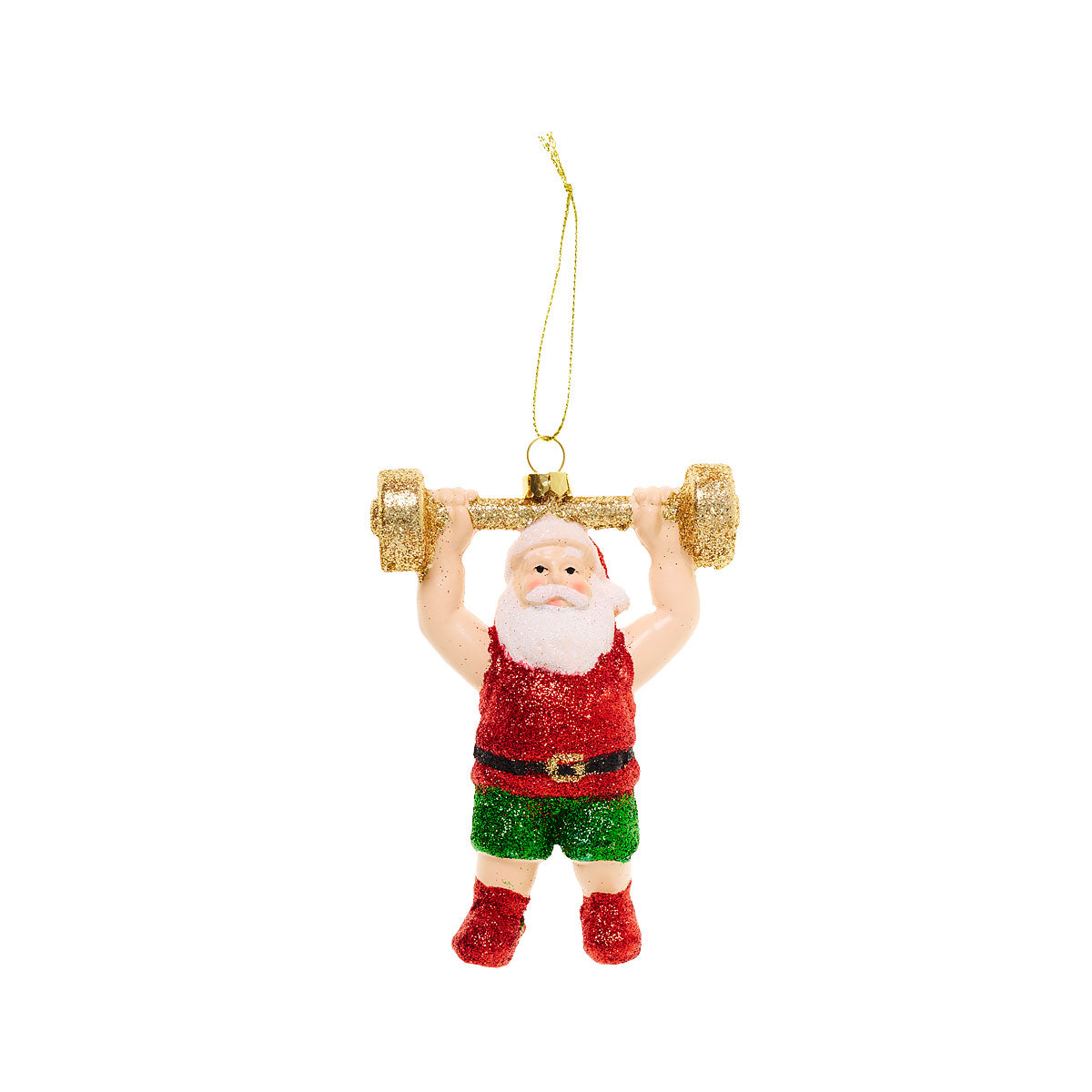 Christmas Tree Decoration Santa Glitter Sport