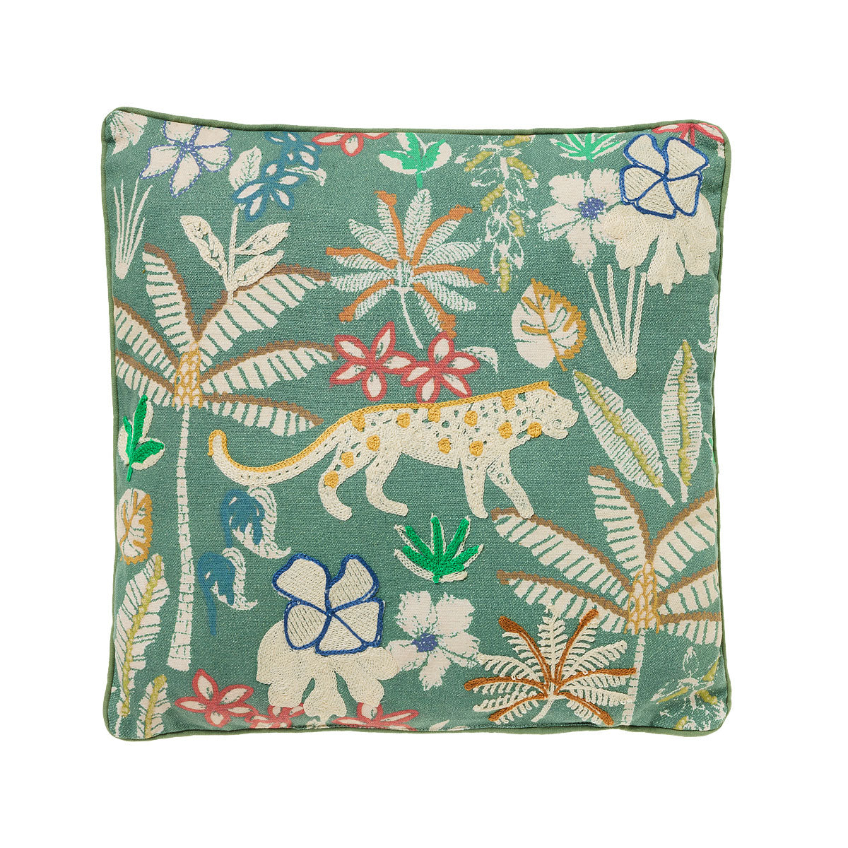 Square Leopard/Geo Cushion