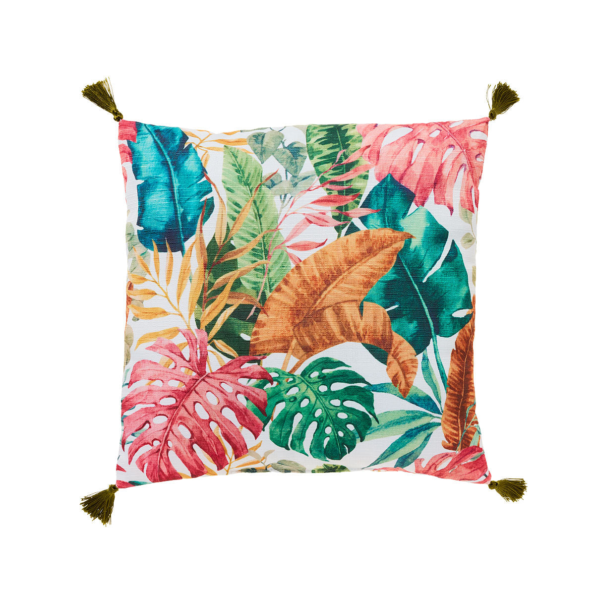 Leopard/Palm Jungle Cushion