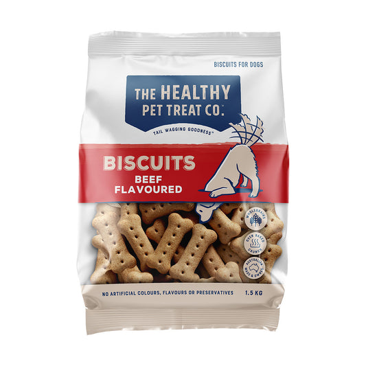 The Healthy Pet Treat Co. Beef Biscuits 1.5kg