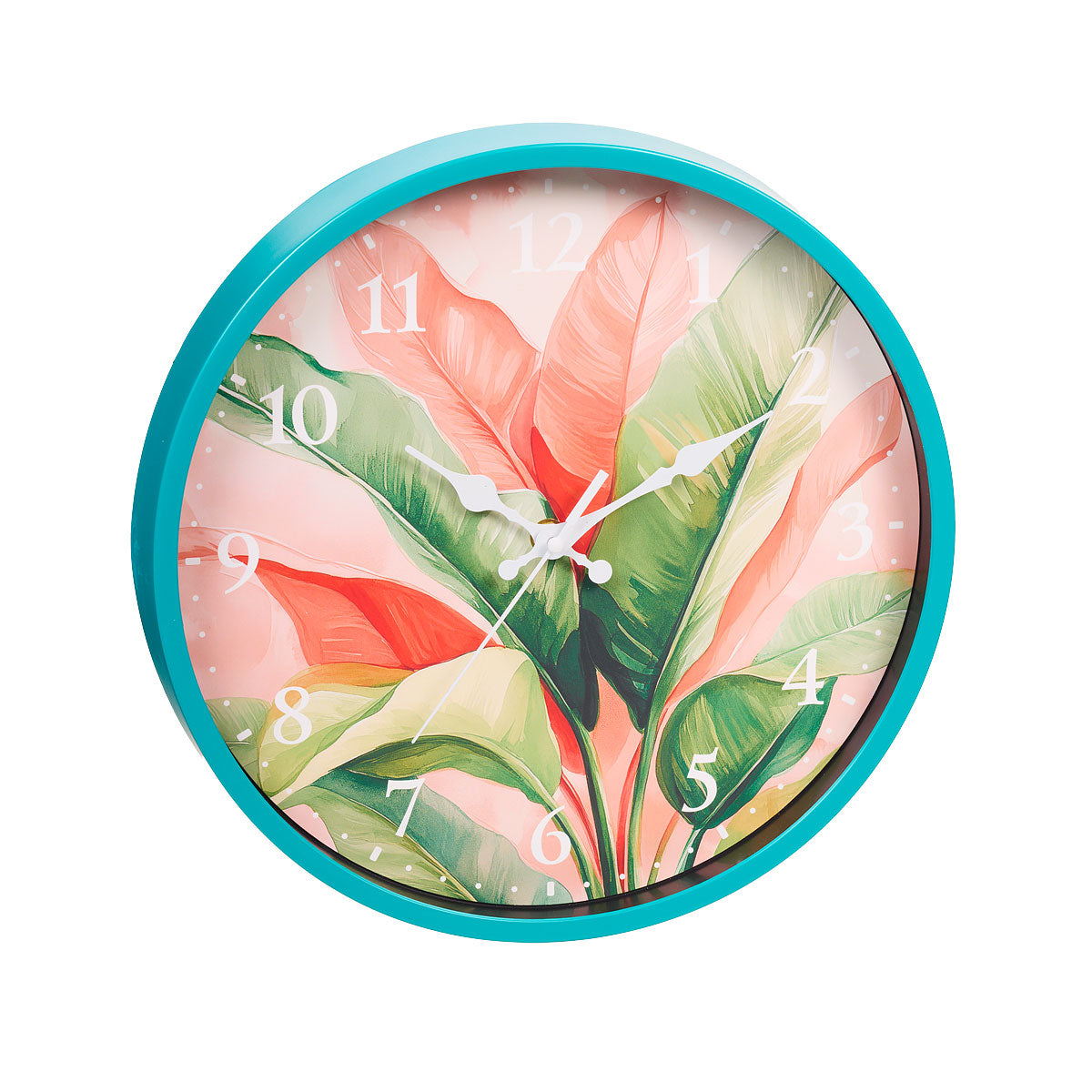 Flamingo Palms Clock 30cm