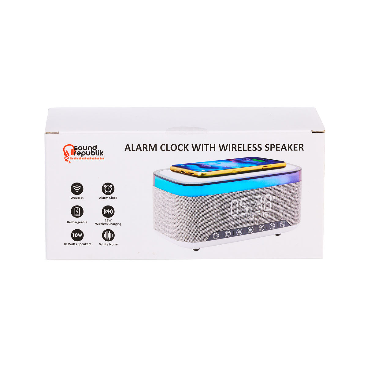 Alarm Clock With Wireless Speaker