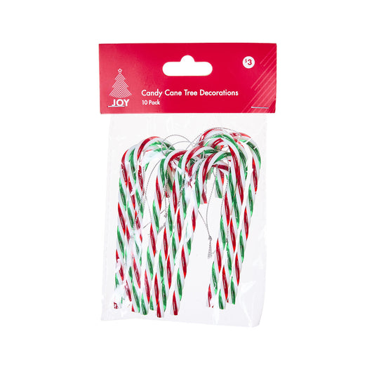 Christmas Tree Decoration Candy Cane Assorted
