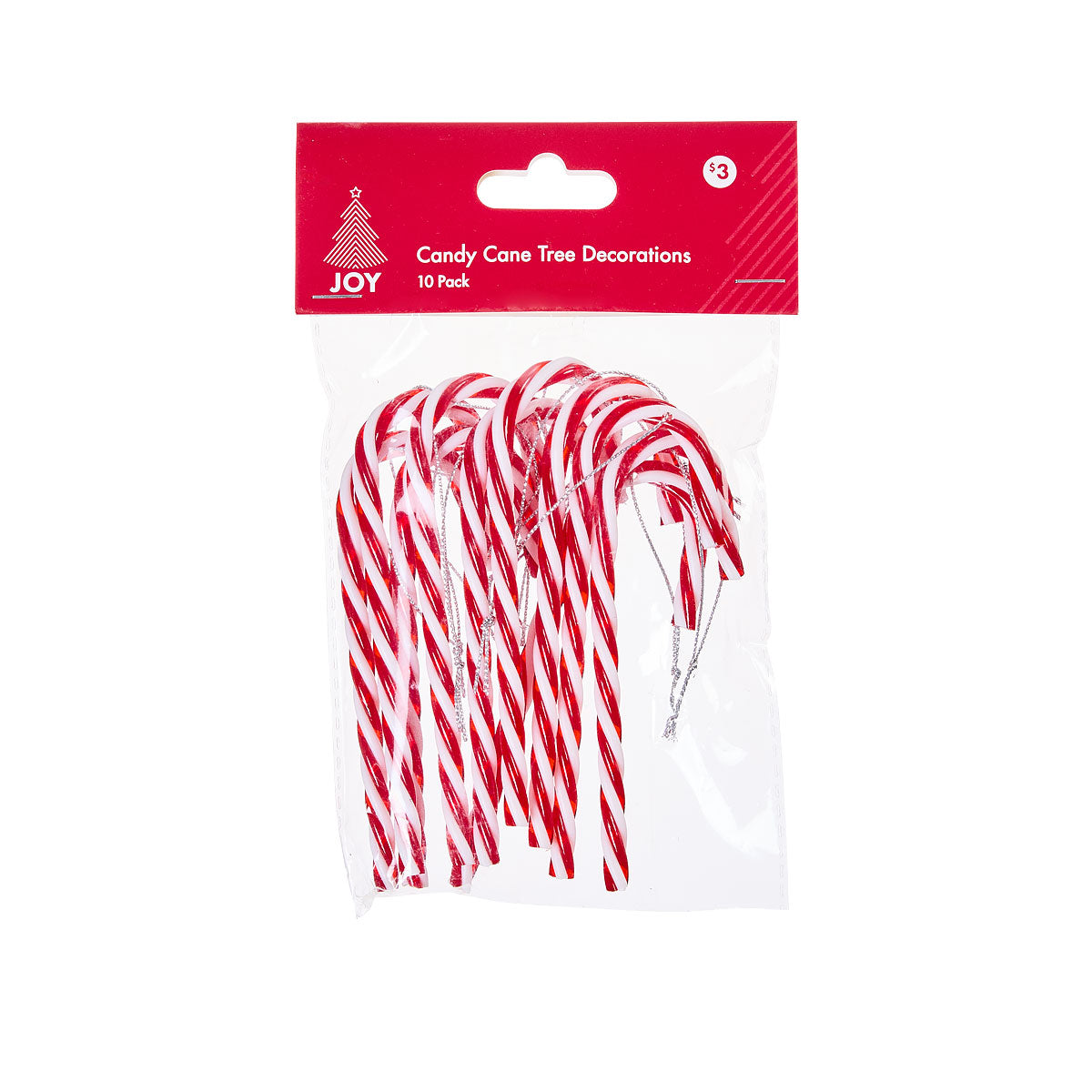 Christmas Tree Decoration Candy Cane Assorted