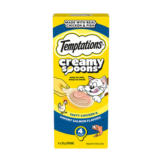 Temptations Chicken & Salmon 4x10g