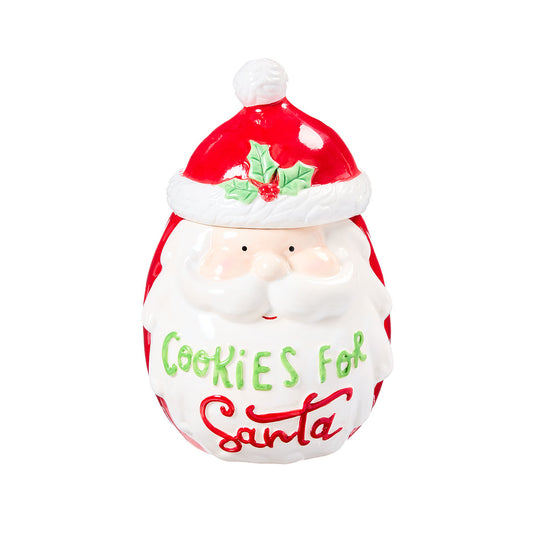 Christmas Santa Cookie Jar