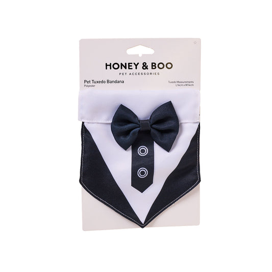 Honey & Boo Bandana Black Tuxedo