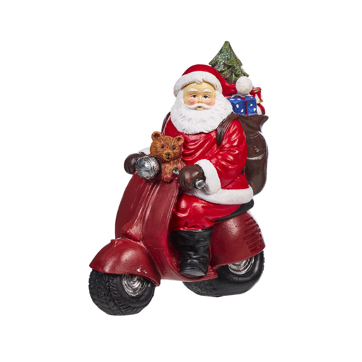 Christmas Santa On A Bike