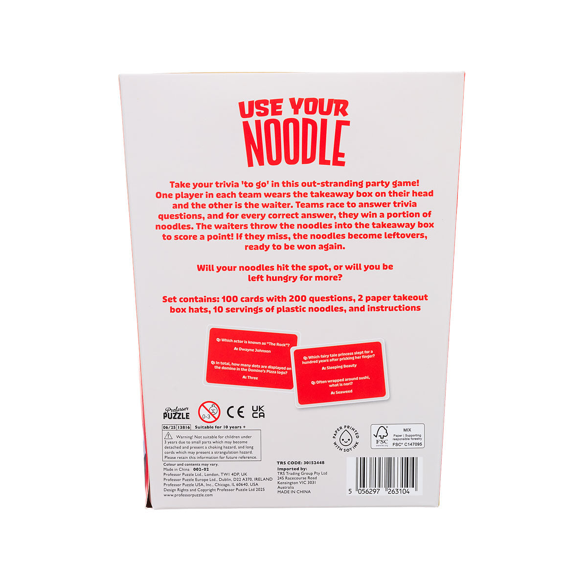 Use Your Noodle Game