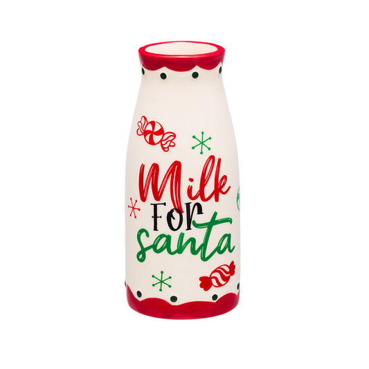 Christmas Milk Jug For Santa
