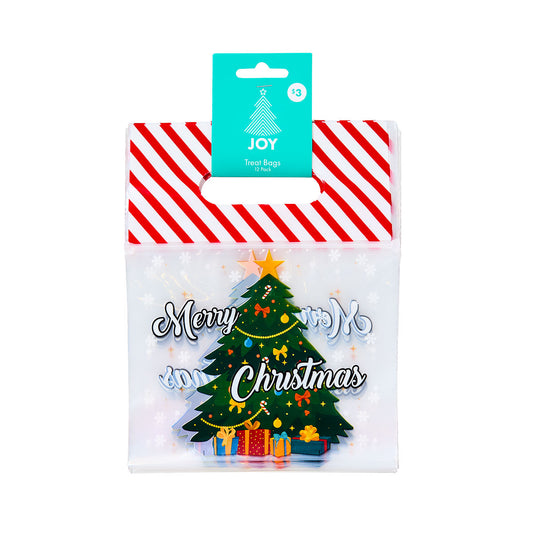 Christmas Zip Lock Treat Bags 12pk