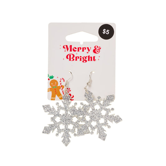 Christmas Earrings Snowflake