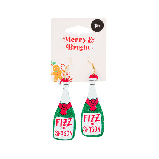 Christmas Earrings Fizz The Season
