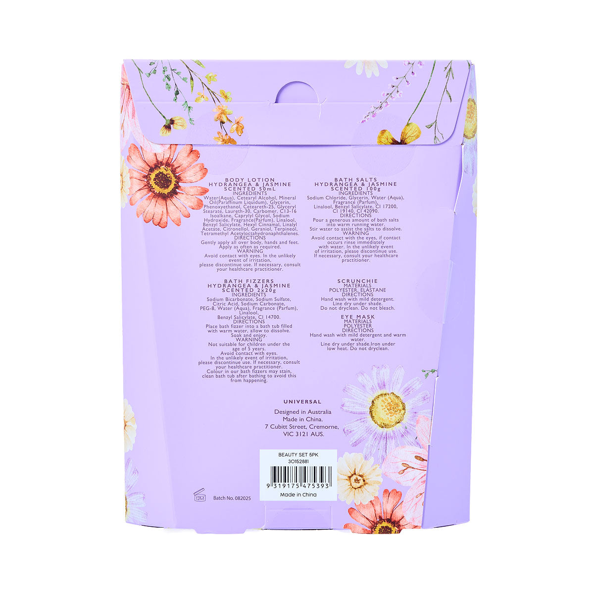 5pc Beauty Pamper Pack