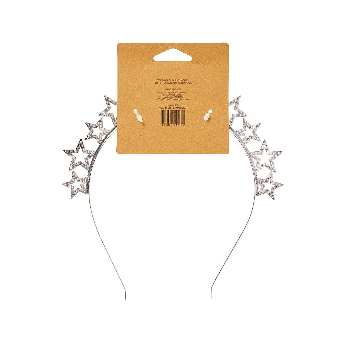 Christmas Diamonte Star Alice Band