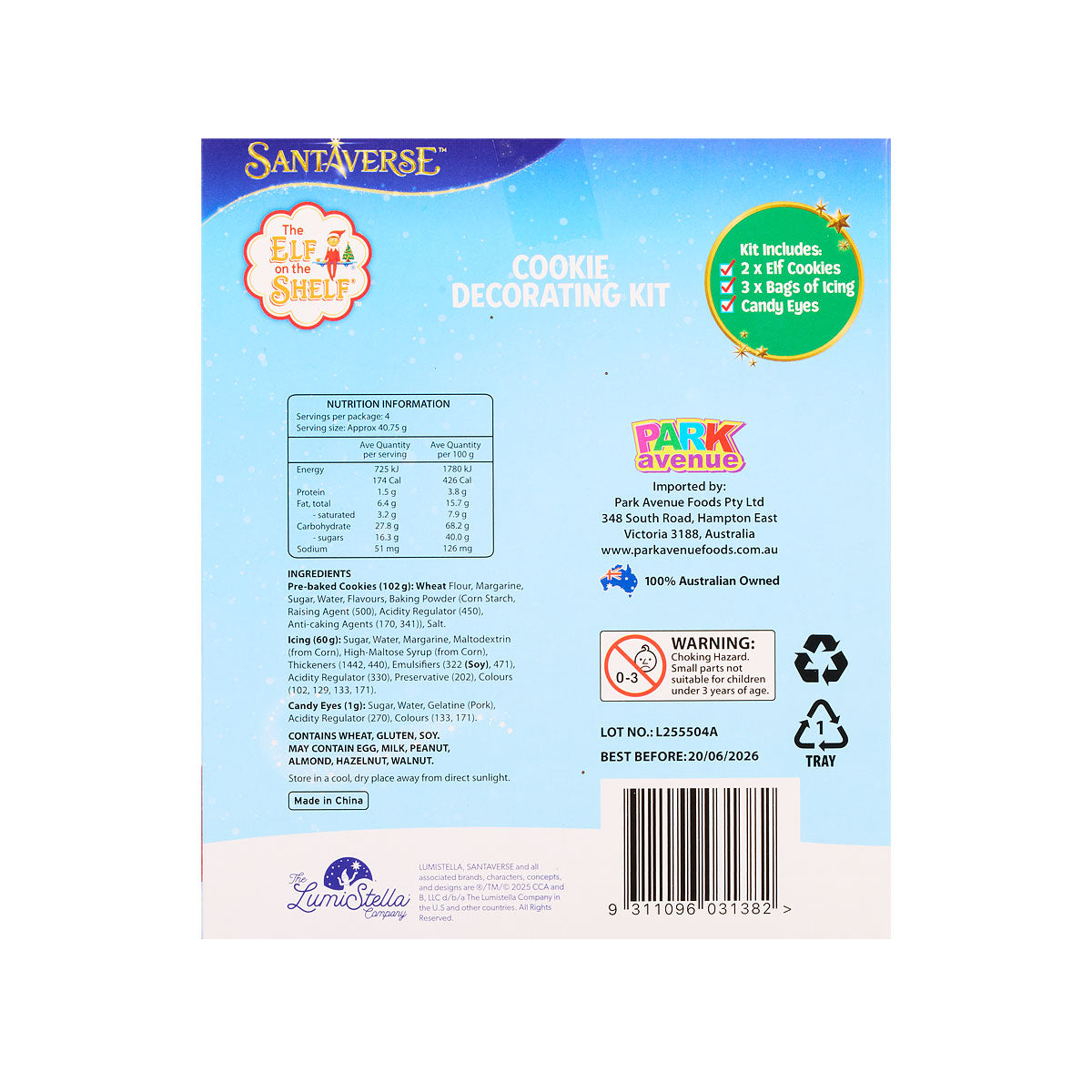 Christmas Cookie Decorating Kit 163g