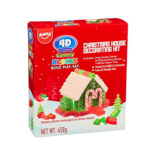 Christmas Gummy House Decorating Kit 458g