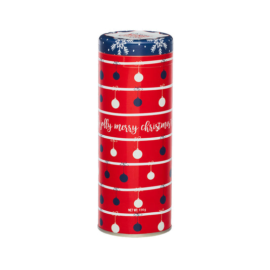 Christmas Tube Tin With Wafers 114g