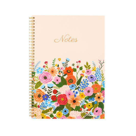 A4 Notebook Colourful Florals 160pg