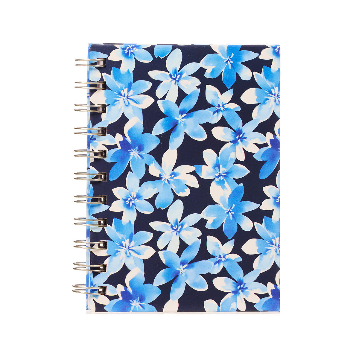 A6 Notebook Blue Florals 160pg