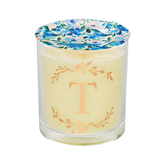 Monogram Wreath Candle Assorted