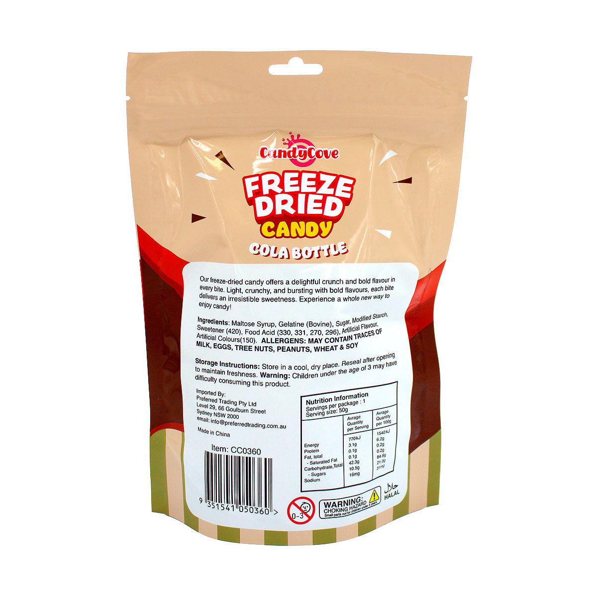 CandyCove Freeze Dried Candy Cola 50g