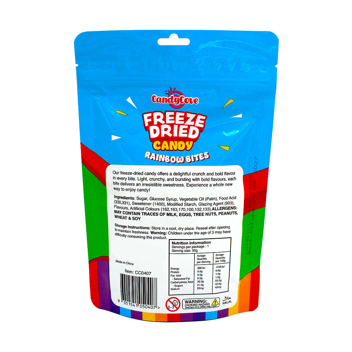 CandyCove Freeze Dried Rainbow Bites 50g