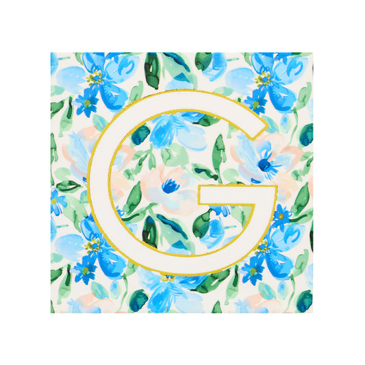 Monogram Multi Floral Coaster RBTPVNGH