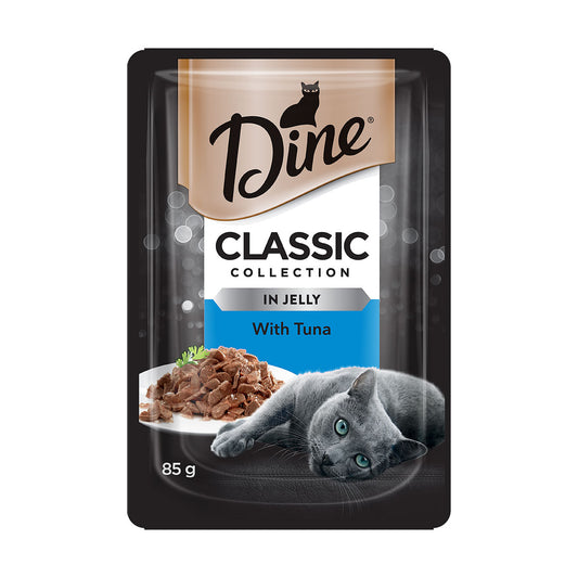 Dine Classic Tuna in Jelly Pouch 85g