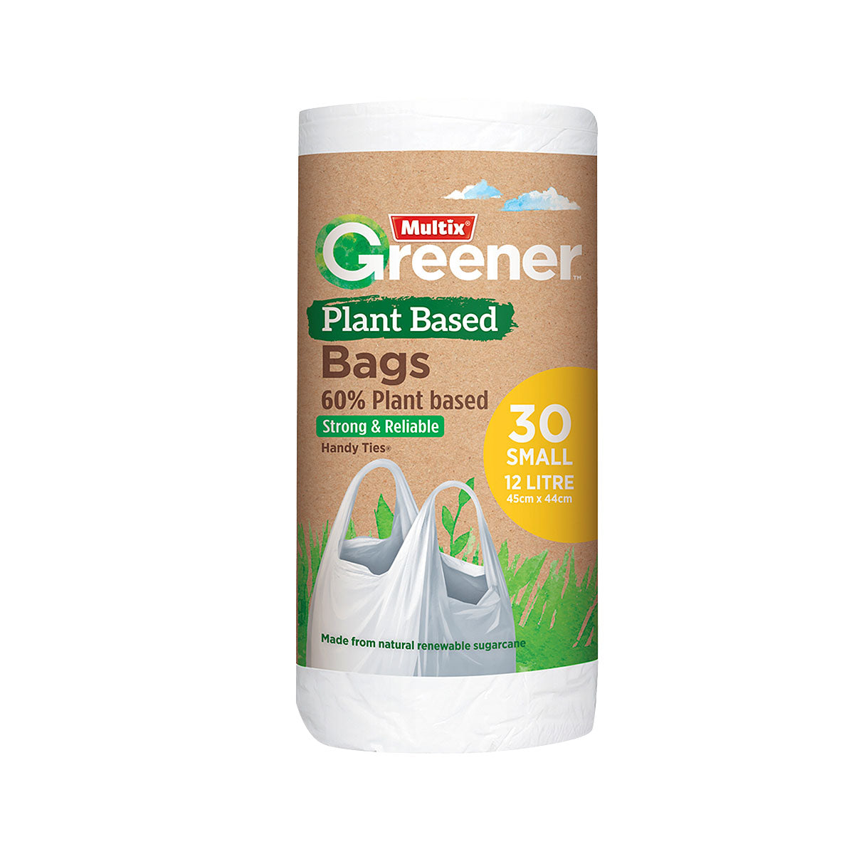 Multix Greener Tidy Bags Small 12L 30pk